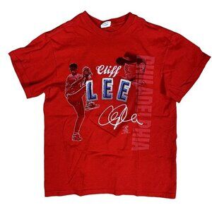Philadelphia Phillies Cliff Lee Delta T-Shirt Size Medium